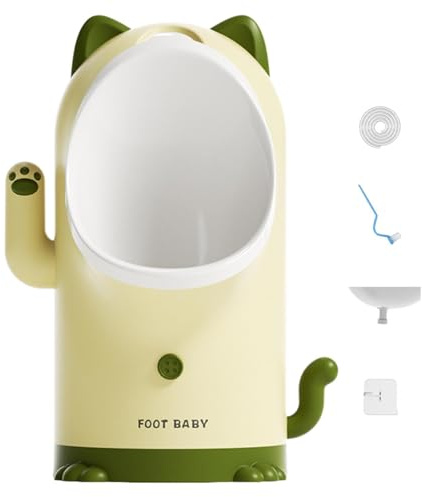 Orinal infantil para niños - Orinal para orinal infantil Orinal de pie montado en la pared para entrenamiento pipí, lindo orinal para orinal para niños y niños, urinario para niños de pie