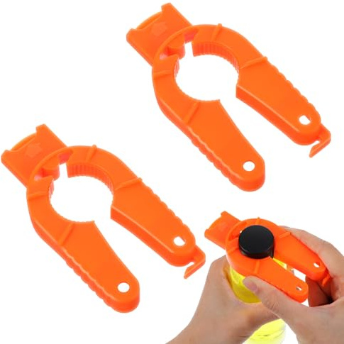 Yuanchu 2 Stück Multifunktionaler Flaschenöffner,3 in 1 Plastik Deckelöffner Schraubverschluss öffner Lustig Plastikflaschenöffner für Senioren Handschwäche Arthritis