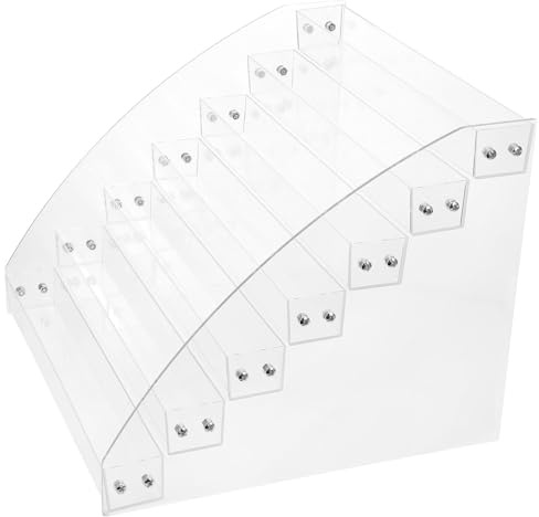 PACKOVE Estante Acrílico Multi-capa para Esmaltes de Uñas Almacenamiento Práctico y Organizador Transparente Adecuado para Tienda y Tocador