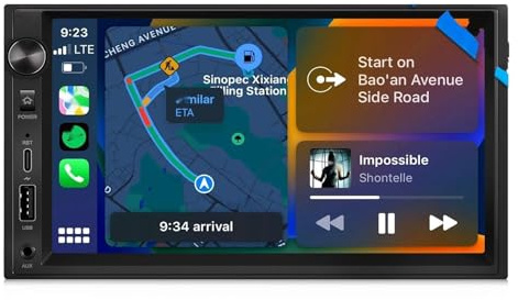 Tablet per auto Autoradio stereo IPS da 14 pollici con navigatore GPS e lettore DVD