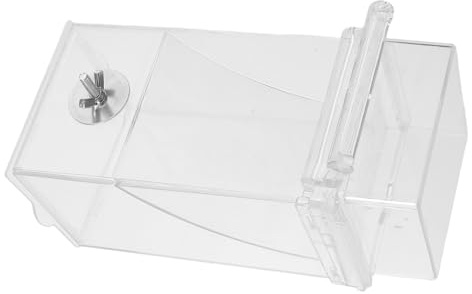 GLEAVI Hanging Bird Feeder Parakeet Cage Accessories Seed Container for Small Birds like Finches Lovebirds Cockatiels Dish for Indoor Outdoor Use