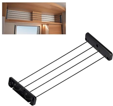 Camper Cabinet Cargo Net for Campervans, Elastic Campervan Storage Nets | To Keep Luggage Secure and Prevent Falling, Adjustable Motorhome Caravan Storage Solutions Van Accessories