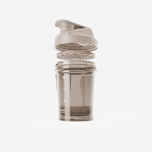 Protein Shaker 300 ml con Coador Botella Mezcladora Proteínas Sin Fugas Agitar Bebidas Deportivas Hermético Transporte Fácil Gimnasio Cocina