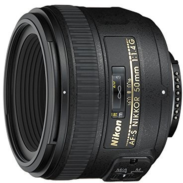 Nikon AF-S NIKKOR 50mm f/1.4G Obiettivo, Nero [Nital Card: 4 Anni di Garanzia]