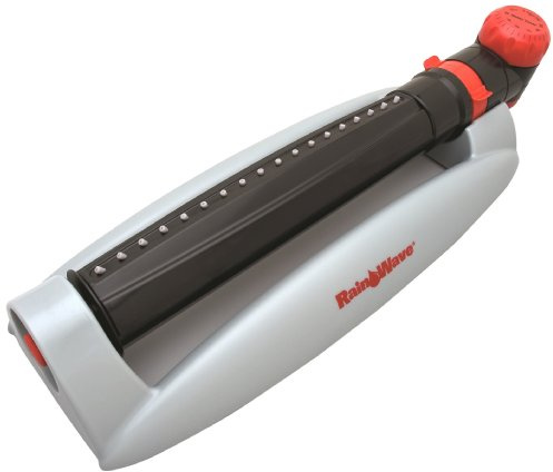 RAINWAVE Turbo Gear Oscillating Sprinkler Set with Timer, Cover Up to 3700 Square Feet