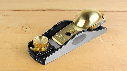 Flachwinkel-Einhandhobel Eisen 1-3/8 inch = 35 mm mit Maulverstellung JUUMA