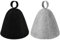 2 Pcs Sauna Hat,Ergonomi Felted Sauna Cap for Women and Men,Home Sauna, Street Sauna and Bath House - Essential Sauna & Parts, Comfortable Bath House Cap Felt Sauna Hat for Steam Room Essential.