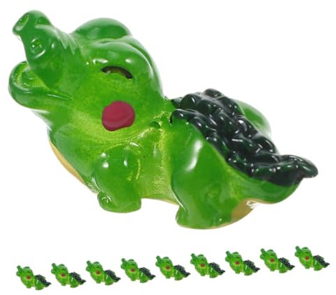 TOYANDONA Lot de 10 Figurines Miniatures d'animaux en Résine, Mini Statues Décoratives Polyvalentes pour Jardin Miniature, Bureau ou Décor, pour Création de Paysage de Jardin