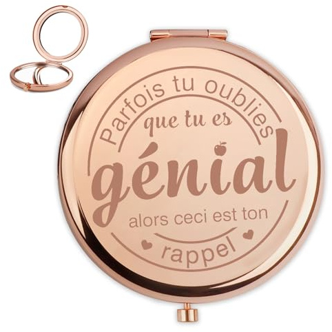 CDIXlmuz Cadeau Encouragement,Cadeaux D'inspiration,Inspirant Cadeau,Cadeaux Inspirants,Miroir De Poche,Cadeaux pour Inspiration Encourage,Cadeau Femme Courage,Cadeau D'inspiration,Cadeaux Positifs
