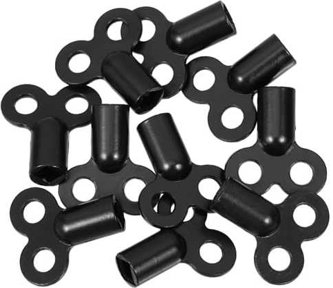 Veemoon 10pcs Zinc Alloy Radiator Bleed Valve Keys Plumbing Tool for Air Release Compatible with Multiple Radiator Models Rust Resistant Durable Design for Efficient Heat Dissipation
