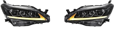 2 pezzi di ricambio per luci auto compatibili con Reiz Mark X 2010 2011 2012 fari anteriori a LED o allo xeno LED doppio proiettore FACELIFT