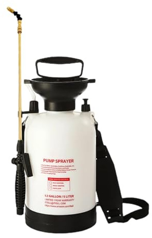Spruzzatore manuale, design efficiente a doppia, 5L/8L, spruzzatore per pompa da giardino, spray manuale Mister portatile, regolabile, per spruzzare piante da esterno