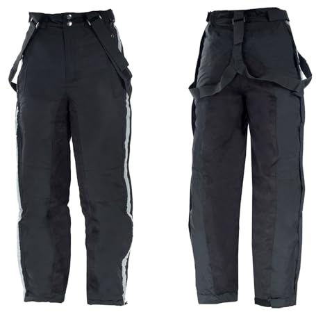 NETPROSHOP Thermoreit Hose Wasserdicht Gefütterte m Vollbesatz u abnehmbarem Träger, Damengroesse:38/40