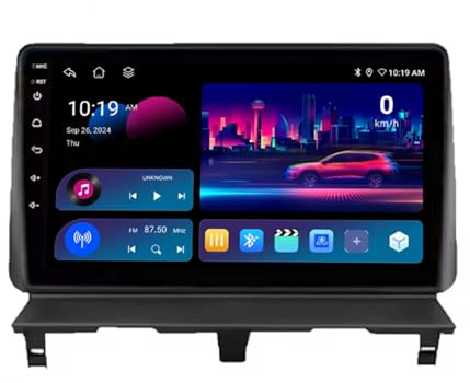 Android 15 Dubbel-Din Bilstereo 9 pekskärm för Peugeot Partner Origin 1 2008-2011 med Bluetooth 4G WiFi GPS-navigering FM-radio Plug and Play-stöd Carplay Android Auto Backkamera,M107