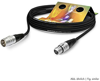 Sommer Cable SGHN-0600-SW Mikrofonkabel 6 m
