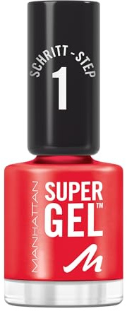 Manhattan Super-Gel-Nagellack - Farbe Devious Red 625, (12 ml)
