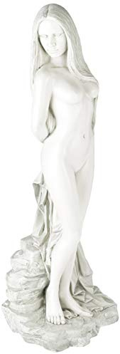 Design Toscano Venus von Pietrasanta Statue, 25,5 x 28 x 81,5 cm, Stein mit Harz, Weiß, Venusstatue, Statue, 13 Pfund, Klassisch, Mythologie, Zuhause