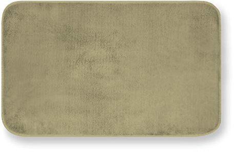 GEMITEX Tappeto MERLINO 50X80 ULTRASSORBENTE, Polyester, Tortora