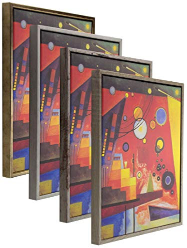 Schattenfugenrahmen 40 x 50 cm Canvas Leerrahmen Eris für Leinwandbild MDF 50 x 40 cm Sonoma Eiche