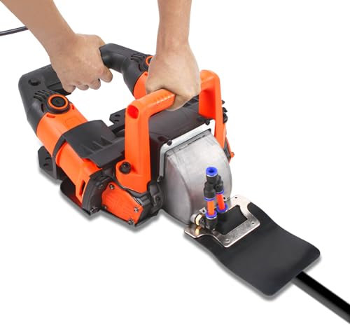 Fresadora eléctrica para muros, 220 V/5200 W, para hormigón, extracción de polvo