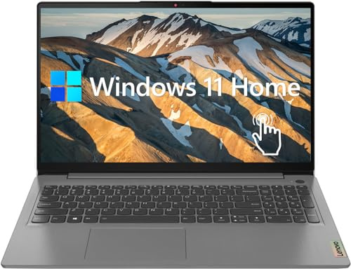 Lenovo IdeaPad 3 Laptop Holiday Deals, 15.6 FHD Touchscreen, Intel Core i3-1115G4, 24GB RAM, 1TB SSD, HDMI, Webcam, Wi-Fi 6, SD Card Reader, Windows 11 Home, Grey