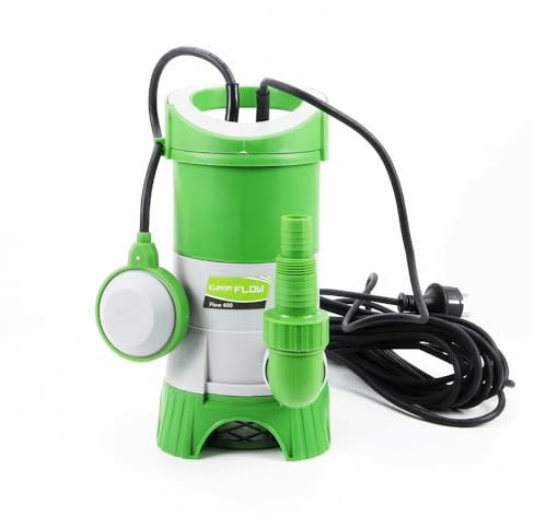 Dönges Tauchpumpe Flow 400, 7.500 l/h, 230 V 261134 (Gartenpumpe Teichpumpe Kellerpumpe Schmutzwasserpumpe) Eingangsspannung: 230 V/50 Hz/Förderleistung: max. 125 l/min/Eintauchtiefe: max. 5 m