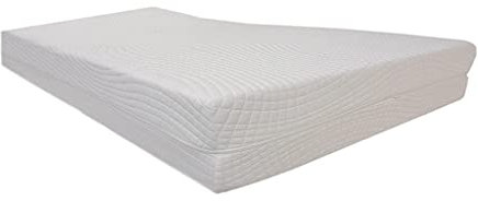 Dibapur® RH4 Kaltschaummatratze Überlänge (RG35) FEST bis ca. 150 Kg Doppeltuchbezug Gesamthöhe ca. 25 cm (100 x 220 cm)