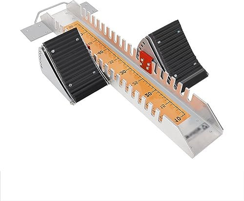 PODEC Leichtathletik-Startblock, Leichter Leichtathletik-Startblock Aus Aluminium Mit Rutschfester Unterlage Und Standard-Kartenlineal, Für Das Schultraining