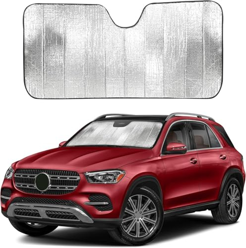 Parasole per parabrezza auto, raggi UV e protezione solare termica, riflettore pieghevole, ombrello Brella scudo