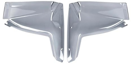 Motorrad Windschutzscheibe Für Tenere700 Für XT700Z 2019-2024 2020 2021 2022 Für Tenere 700 Seite Windschutzscheibe Windschutz Motorrad Griff Bar Windabweiser Windschild Deflector(Light Smoke)