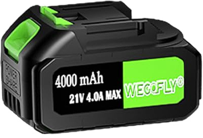 WeGofly Recortadora de césped de repuesto de batería de 4,0 A (batería de 4,0 A)