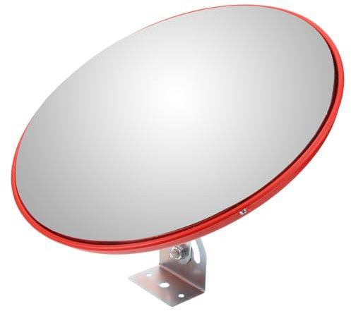 COSMEVIVI Convex Mirror Lens Für Weitwinkel-spiegel Für Ecken Und Einfahrten Für Supermärkte Und Parkplätze Mit Stabilem Montagefuß