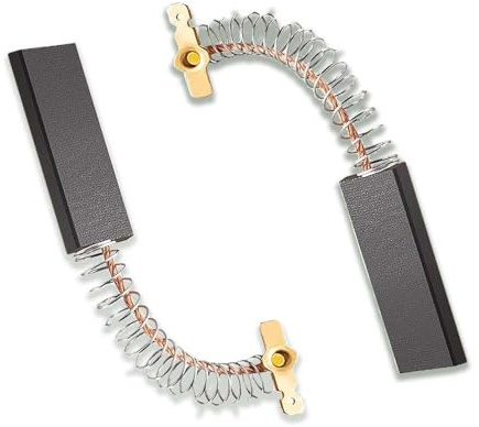DL SERVICE 2 Spazzole Carbone per Motore Lavatrice adatte a Bosch, Siemens, Neff e Constructa, 12,3 x 4,8 x 35 mm