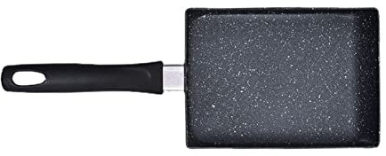 Padelle per Frittate, 13 Padelle per Frittate Antiaderenti Tamagoyaki con Bordo Incrociato da 18 Cm, Padelle Antiaderenti per Uova e Padelle Portatili per la Casa, Comode Mini Fritture Quadrate