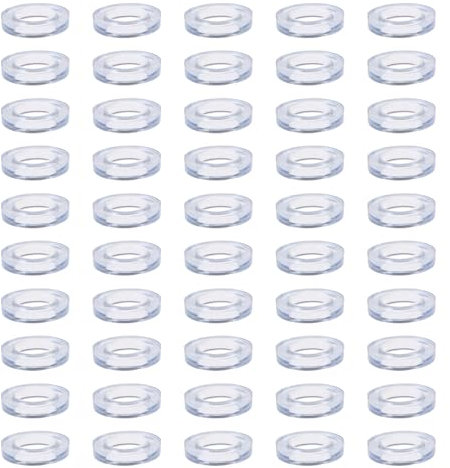 Lot de 50 joints d'étanchéité pour pommeau de douche - Avec grille métallique - Avec filet de filtration - Facile à utiliser - Avec filet de filtration - Filtre de tête de douche - Machine à laver