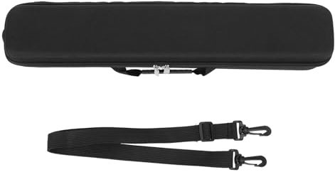 Depisuta Angelruten-Koffer, Tragbarer Angelruten-Koffer, Angelruten-Rollen-Aufbewahrungstasche, Angelausrüstungs-Organizer mit Eingebautem Schaumstoffkissen und Schultergurt, 52 X 11 X (Black)