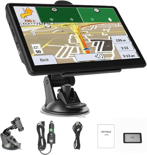 Fracix Sat Nav, Hgv Sat Nav with Voice Guidance, 7 Inch and 9 Inch GPS Navigator Device for Cars, Trucks and Buses with Touch Screen (9 Inch)