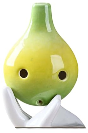 Ocarina In Ceramica Strumento Professionale Per Esibizioni Di Ocarina Contralto In Do Per Principianti A 6 Fori(4)