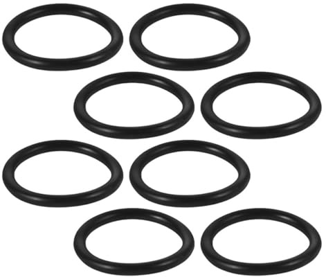 JUMPLAWN 8pcs Quick Release Rubber O-rings Bumper Retainer Fasteners for Car Bumper Replacement Automotive Holder Bands Suitable for Quick Removal