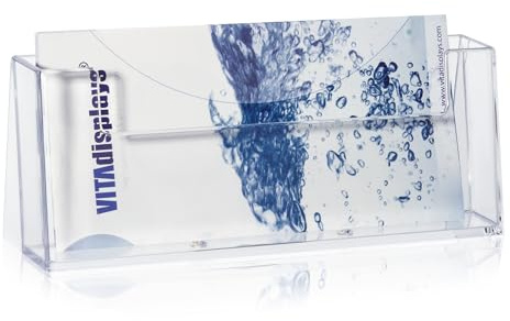 taymar CL230 DIN Lang Prospekthalter im Querformat, transparent