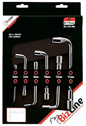 jeux de 6 clés à pipe débouchées
