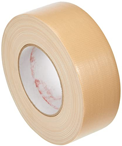BONUS Eurotech 1BC12.45.0050/050A# Premium Duct Tape, Klebstoff auf Naturkautschuk Basis, mit PE laminiertes Gewebe, Länge 50 m x Breite 50 mm x Dicke 0,25 mm, Creme