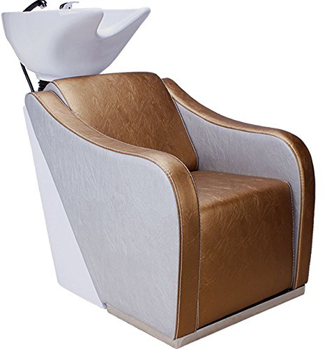 Medeo 253149 Friseurwaschsessel Friseursessel Sessel Friseursalon Friseur Friseursalon Bronze Silber