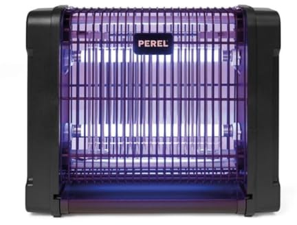 Elektrische Stechmückenfalle, 360° Insektenvernichter mit UV Licht 2x 6W, Lampe für Räume bis 30m²