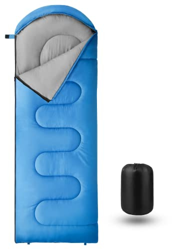 Forceatt Schlafsack 4 Jahreszeiten Schlafsack Winterschlafsack Deckenschlafsack Camping, Reise, Festival Geeignet für Verschiedene Jahreszeiten 2.4KG