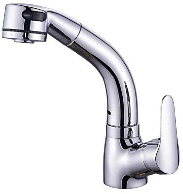 Rubinetto Bagno Lavabo, Rubinetto Bagno Con Doccetta Estraibile E Spruzzatore a Doppia Funzione, Ottone Miscelatore Monocomando, Rubinetto Bidet Per Acqua Calda E Fredda Disponibile, Moderno, Nero