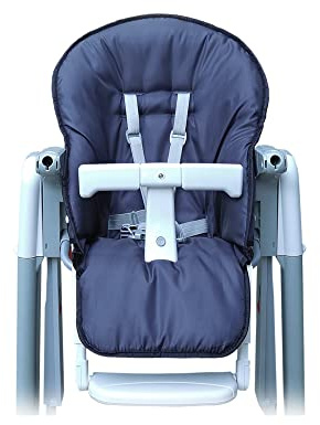 Aveanit Bezug Hochstuhl Kissen Ersatzbezug Sitzkissen, Babystuhl für Peg Perego Prima Pappa Tatamia Wasserdicht Graphit - Graphite