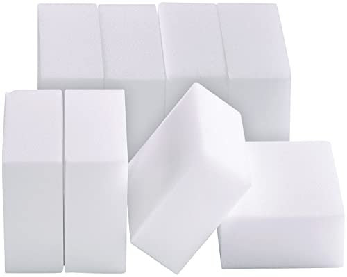 PEARL Reinigungsschwamm: 8er-Set XXL-Premium-Schmutzradierer, 2 Dichten, je 12,5 x 6,5 x 3 cm (Scheuerschwamm, Schmutzradierer Schwamm, Reinigungstücher)