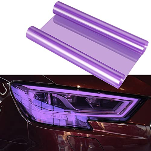 NewL Pellicola adesiva autoadesiva per fanali posteriori, 30,5 x 121,9 cm (viola) | Pellicola colorante per fanali auto fai da te, attrezzi installazione inclusi, riposizionabile, per tutti fanali veicoli