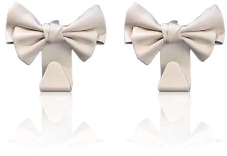 GlamRays 2 Stück Auto-Beutelhaken Für Auto Haken Für Beutel Und Taschen, Cute Bow Auto Sitz Kopfstütz Haken Für Auto Beutel Haken Hänger.